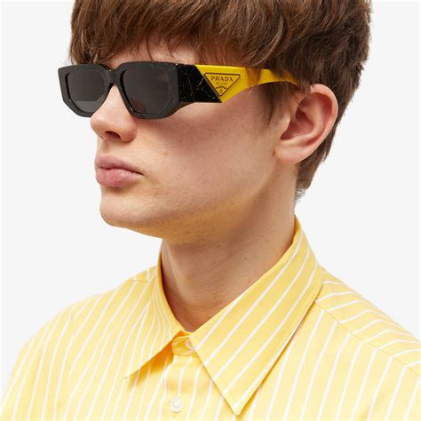 yellow Prada sunglasses